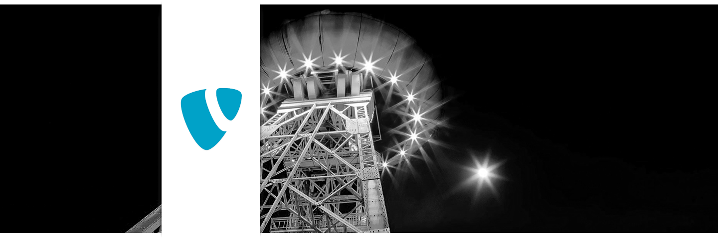 ndustrie-Architektur bei Nacht in Lünen – TYPO3 Webagentur für CMS und Webdesign